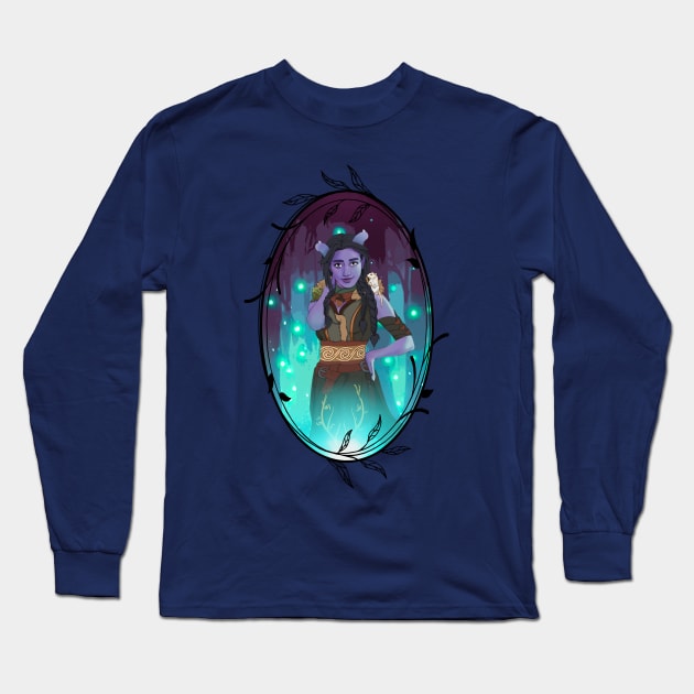 Fey warlock Long Sleeve T-Shirt by Violetapples